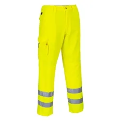 Unbranded Mens Hi-Vis Combat Trousers Yellow Smal