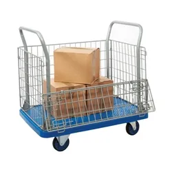 Unbranded Mesh Sided Platform Trolley