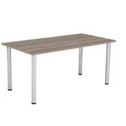 Unbranded One Fraction Plus Rectangular Meeting Table - Grey Oak - OFPMT1680GO