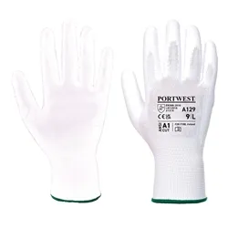 Unbranded PU Palm Glove (480 pairs) (White) XSmall
