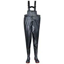 Unbranded Safety Chest Wader S5 (Black) 45 1