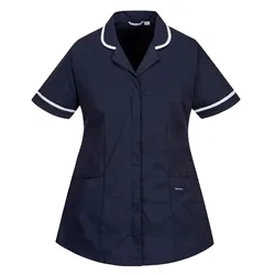 Unbranded Stretch Classic Tunic (Navy) Small