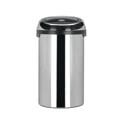 Unbranded Touch Top Waste Bin 50 Litre Steel