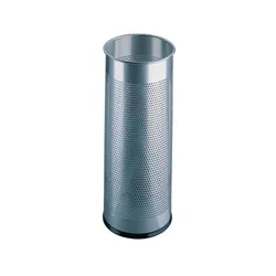 Unbranded Umbrella/Waste Bin Perforated Silver