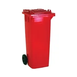 Unbranded Wheelie Bin 120 Litre Red 331115