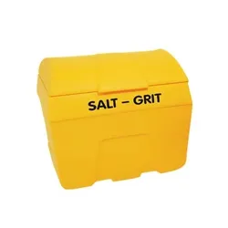 Unbranded Yellow Winter Salt/Grit Bin No Hopper 400 Litre