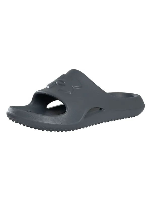 Under Armour Locker Sliders - Grey - Male - Size: 7 UK
