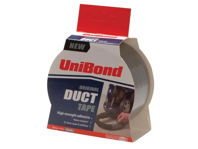 UniBond Duct Tape Silver 50Mm X 10M Silver