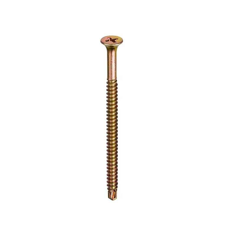 Unifix Self-Drilling Drywall Screws 3.5 x 25mm - Box of 1000 in Gold Gold