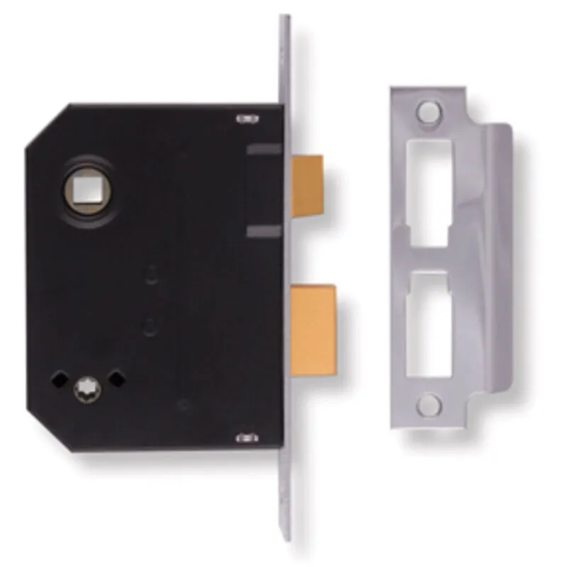 Union - J2294-CH-3.00 2294 Mortice Bathroom Lock Chrome Finish 76mm 3in Box UNNJ2294CH30