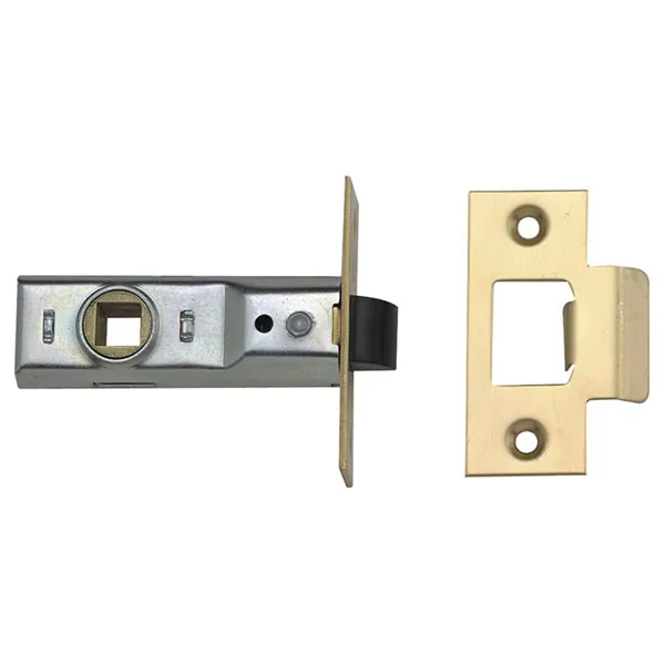 Union - Tubular Mortice Latch 2648 Polished Brass 76Mm 3In Visi