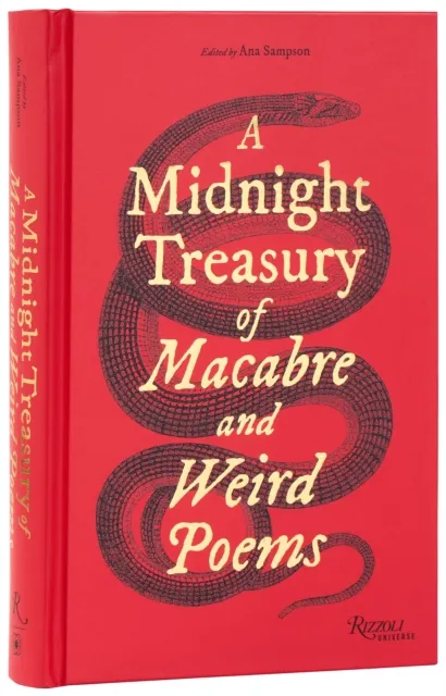 Ana Sampson Midnight Treasury of Macabre & Weird Poems Hardback Book Multicolor