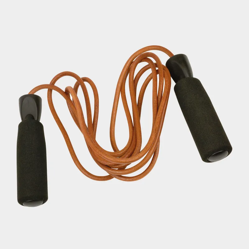 Urban Fitness Leather Jump Rope (2.7m)