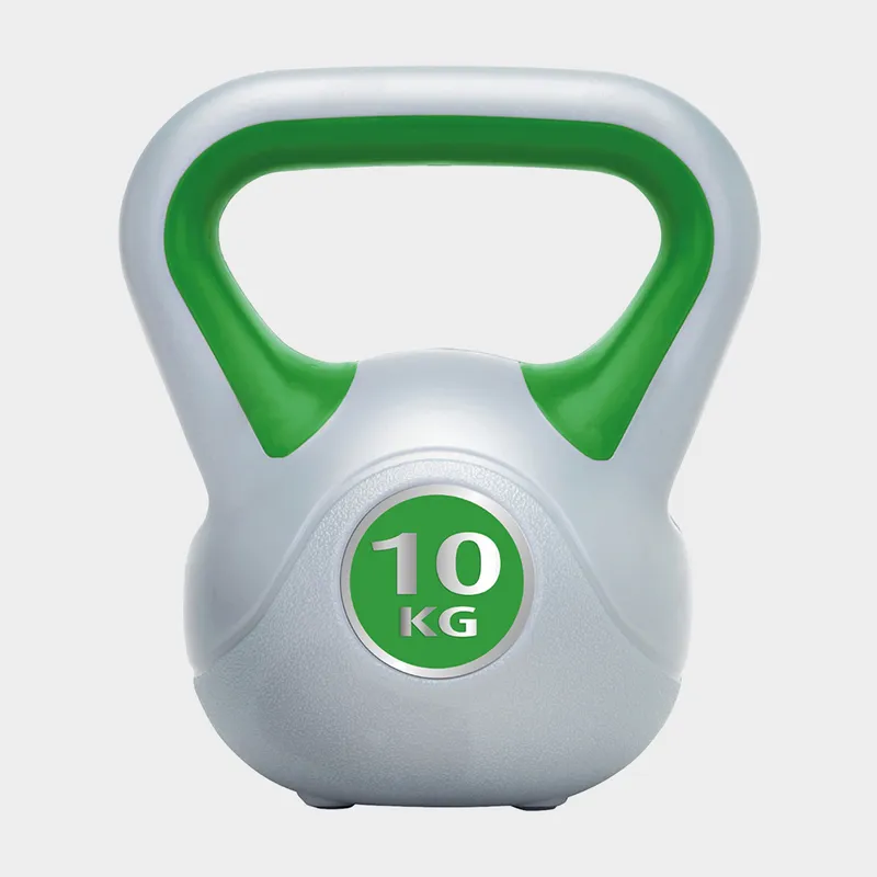 Urban Fitness Vinyl Kettlebell 10kg, Green