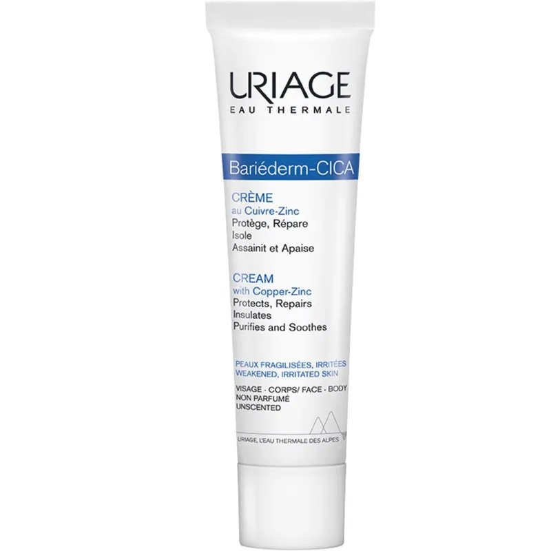 Uriage Bariéderm Repairing Cica-Cream with Cu-Zn 100mL