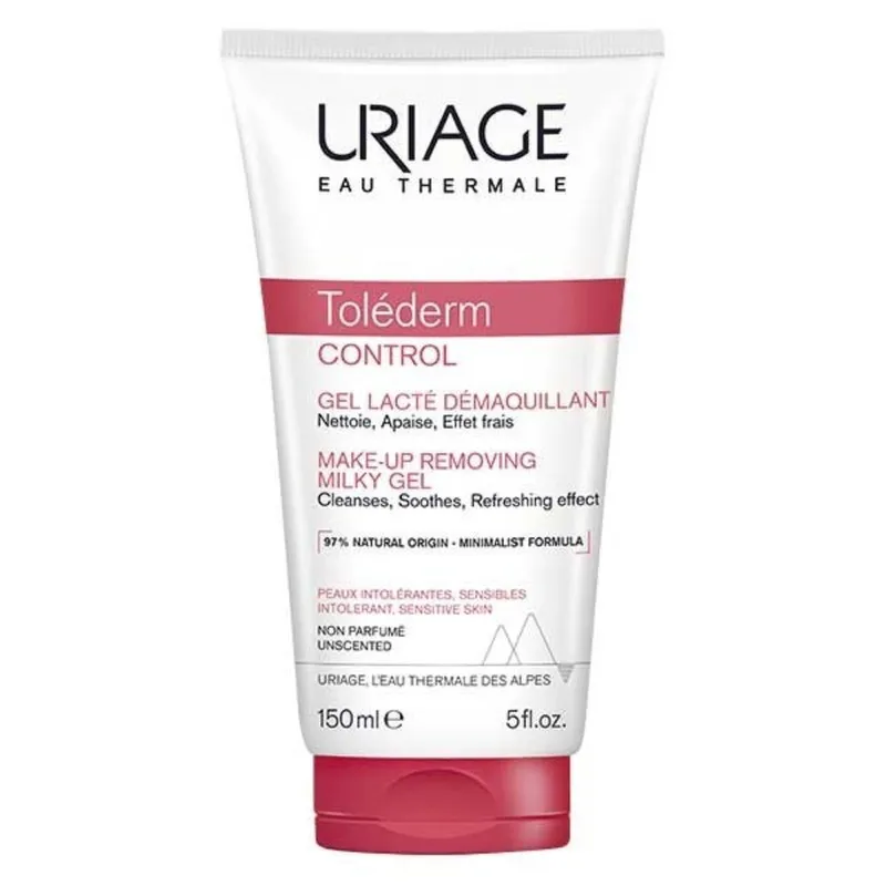 Uriage Toléderm Control Make-Up Removing Milky Gel 150mL