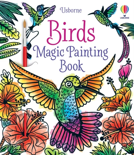 Sam Baer Birds Magic Painting Book Paperback Multicolor