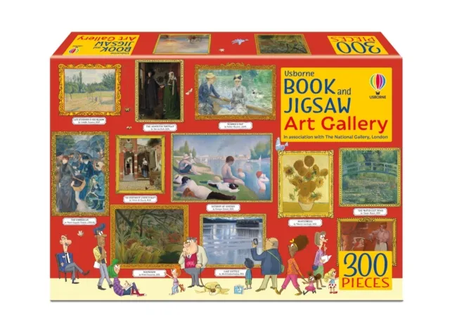 Rosie Dickins Book & Jigsaw Art Gallery Paperback Multicolor