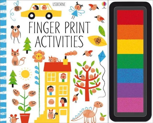 Fiona Watt Fingerprint Activities Spiral bound Book Multicolor