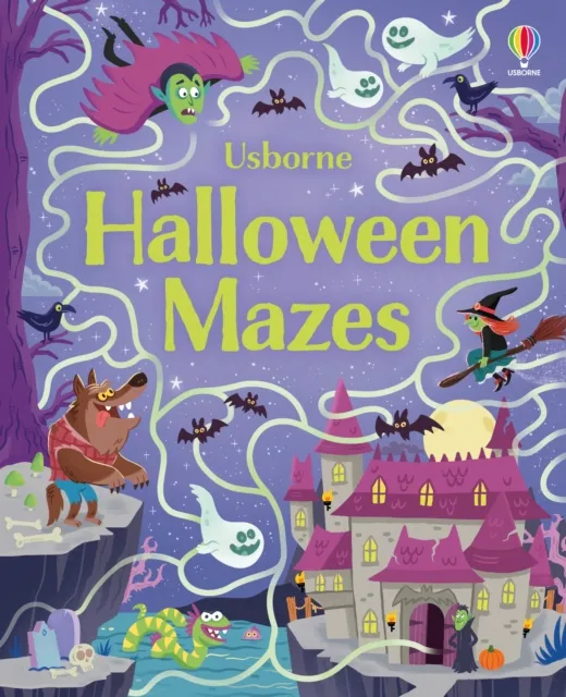 Sam Smith Halloween Mazes Paperback Book Multicolor