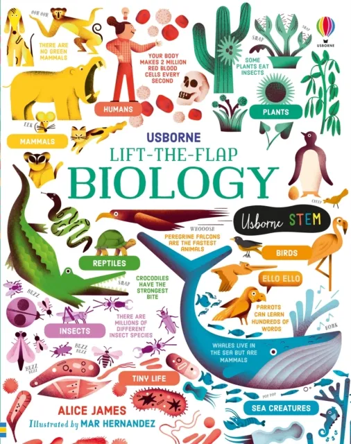 Alice James Lift-the-Flap Biology Board book Book Multicolor