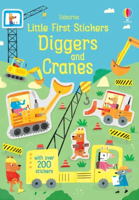 Hannah Watson Little First Stickers Diggers and Cranes
