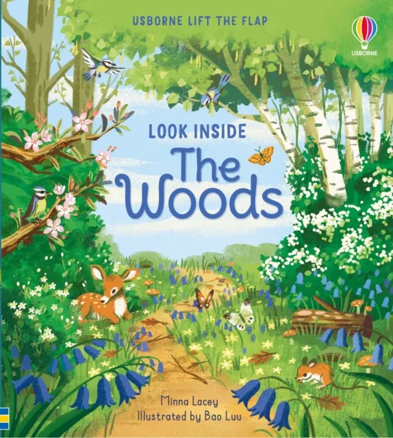 Minna Lacey Look Inside the Woods Board book Book Multicolor