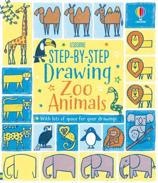 Fiona Watt Step-by-step Drawing Zoo Animals