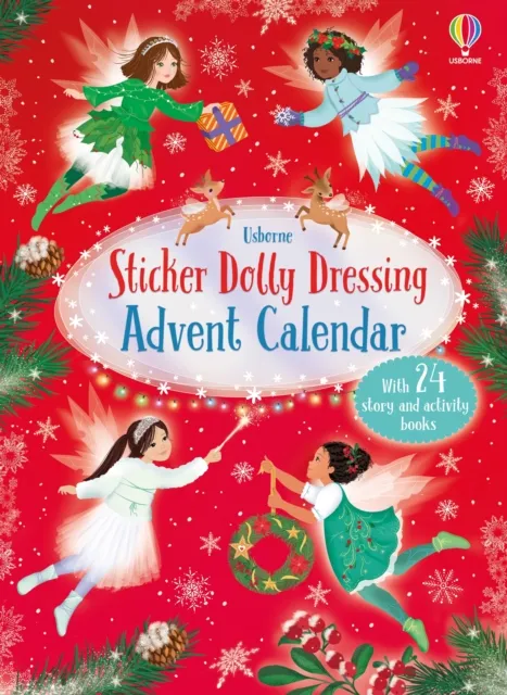Zanna Davidson Sticker Dolly Dressing Advent Calendar Book Book Multicolor