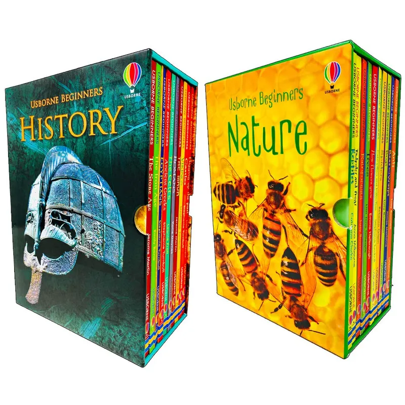 Usborne Publishing Ltd Usborne Beginners History & Usborne Beginners Nature 20 Books Collection Box Set