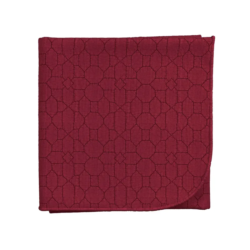 V&A Chinoiserie Charm Throw, Red