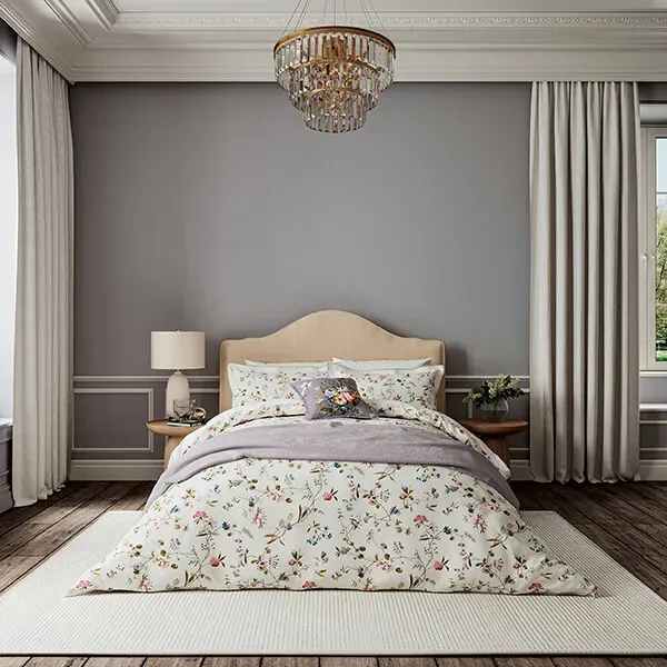V&A; Kilburn Floral Duvet Cover Set Single Multi