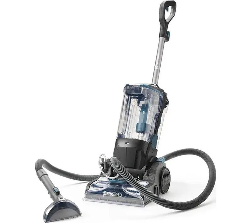 Vacmaster EasyClean Home CA0701UK Upright Carpet Cleaner, Black,Blue,Clear