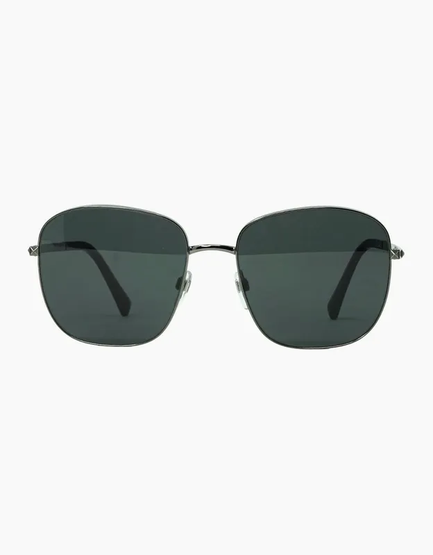 Women's Valentino Garavani Va2046 303987 Brand Stud Silver Sunglasses - Size: One size