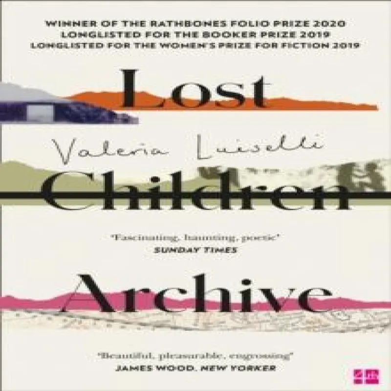 Valeria Luiselli Lost Children Archive Paperback Book Multicolor