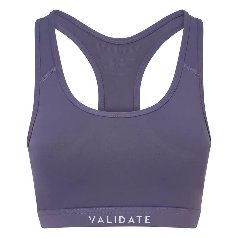 Validate Women's 247 Essential Sports Bra in Purple Size: XS Purple