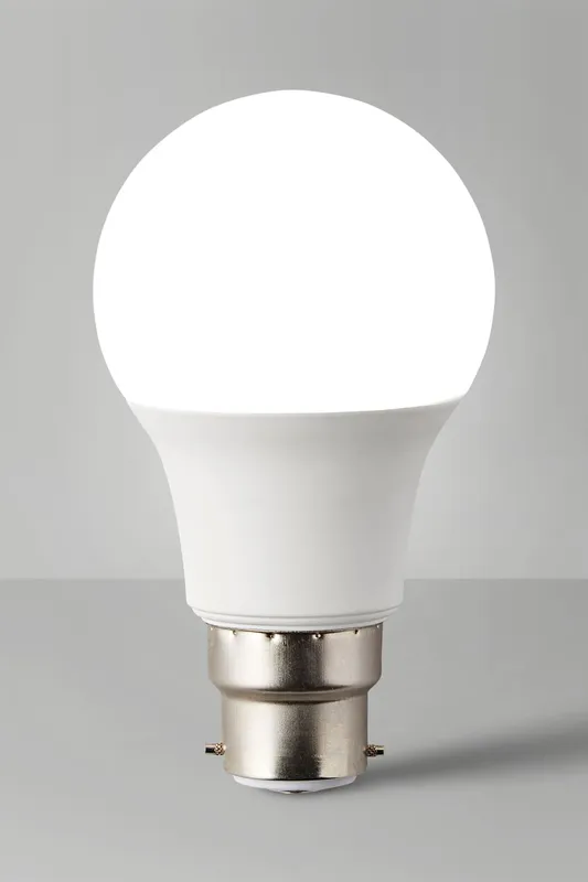 ValueLights B22 Pack of 5 10W Standard Cool White LED Bulbs White