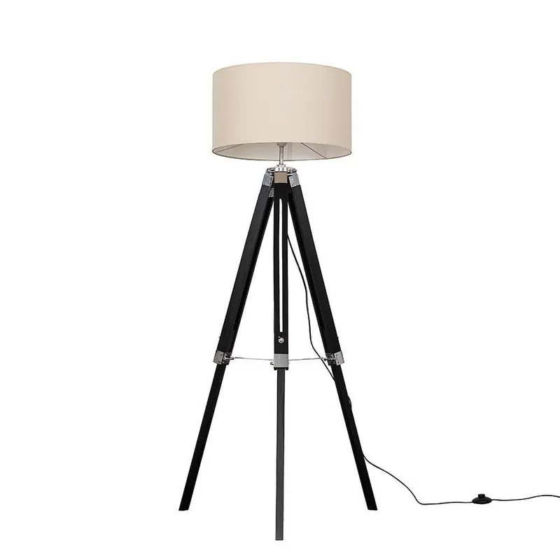 ValueLights Clipper Black Floor Lamp - Black - Size: One Size
