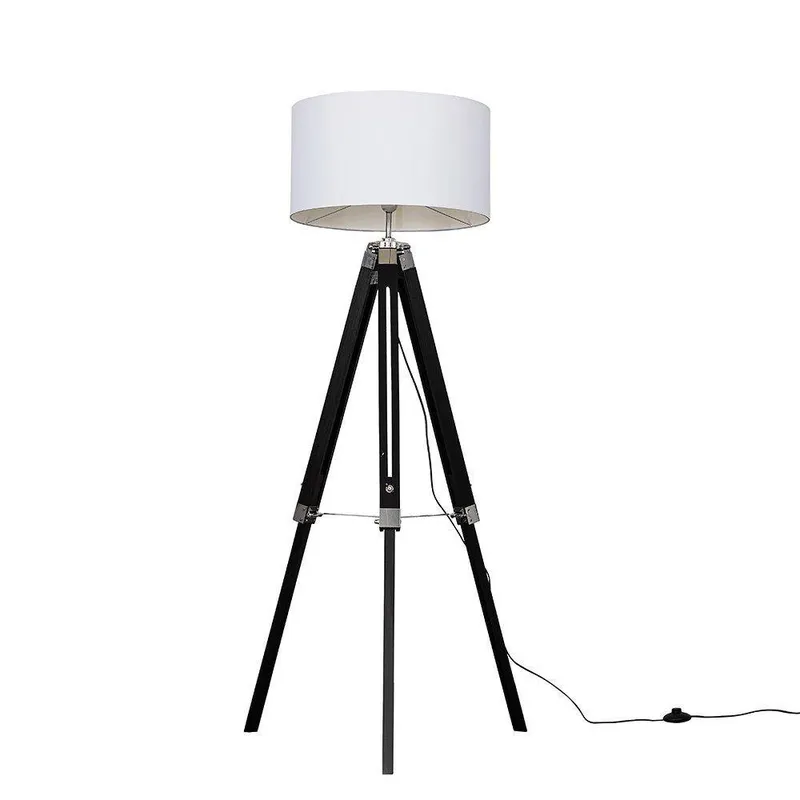 ValueLights Clipper Black Floor Lamp - Black - Size: One Size