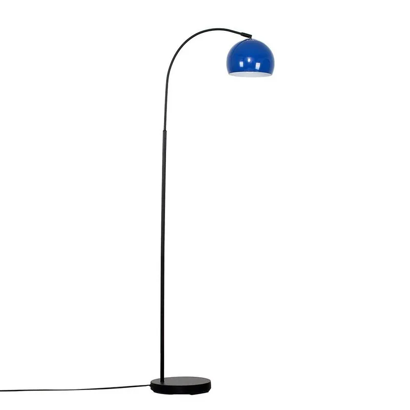 ValueLights Unisex Curva Black Floor Lamp Black female