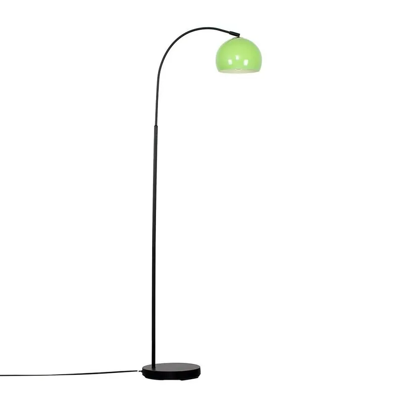 ValueLights Unisex Curva Black Floor Lamp Black female