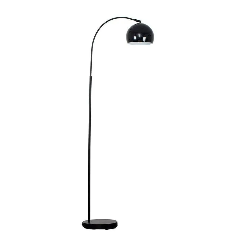 ValueLights Unisex Curva Black Floor Lamp Black female