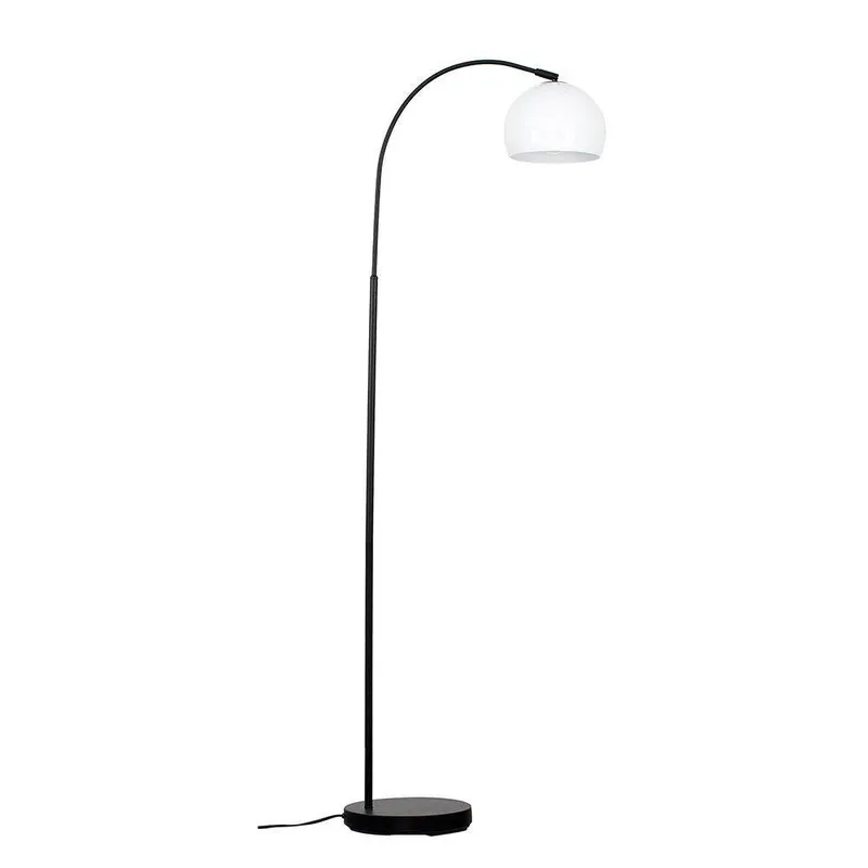 ValueLights Unisex Curva Black Floor Lamp Black female