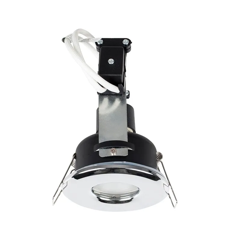 ValueLights Downlight IP65 Ceiling Light Fitting 6 Pack in Metallic Silver Metallic Silver