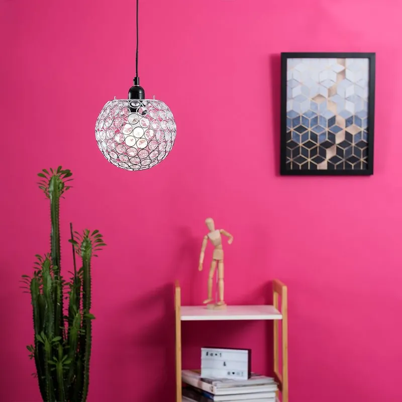 ValueLights Ducy Acrylic Silver Ceiling Pendant Shade - Silver