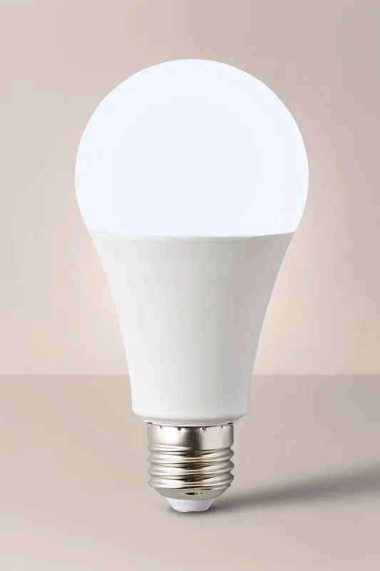 ValueLights E27 Pack of 4 15W Standard Cool White LED Bulbs White