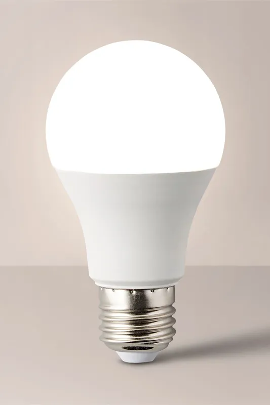 ValueLights E27 Pack of 5 10W Standard Warm White LED Bulbs - White