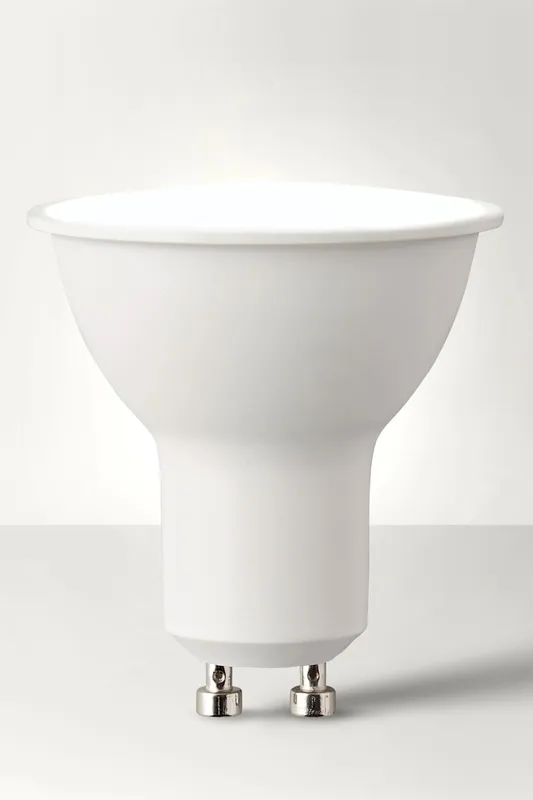 ValueLights GU10 Pack of 10 7W Spotlight White Neutral LED Bulbs - White