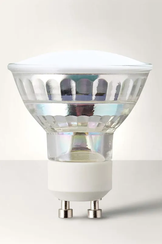 ValueLights GU10 Pack of 12 3W Spotlight Cool White LED Bulbs White