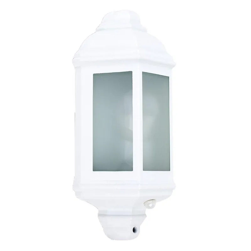 ValueLights Kayleigh White Outdoor Wall Lantern White